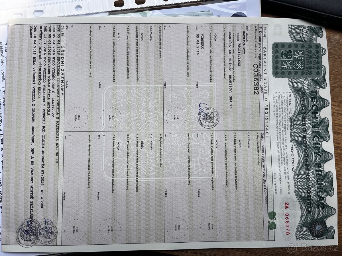 Praga V3S AD 080 motor Zetor 6v - 19