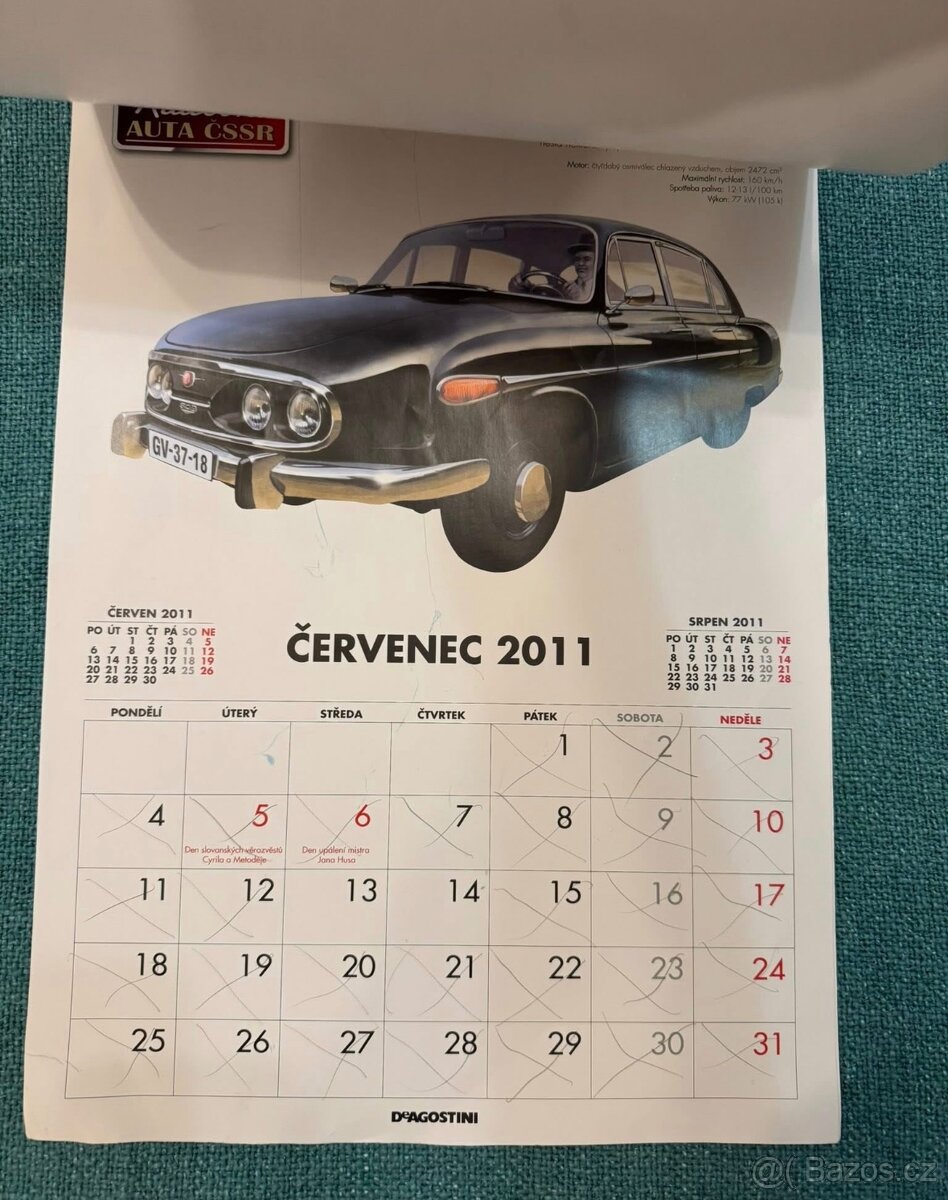 Legendární automobily, Kultovní auta ČSSR, Deagostiny - 19