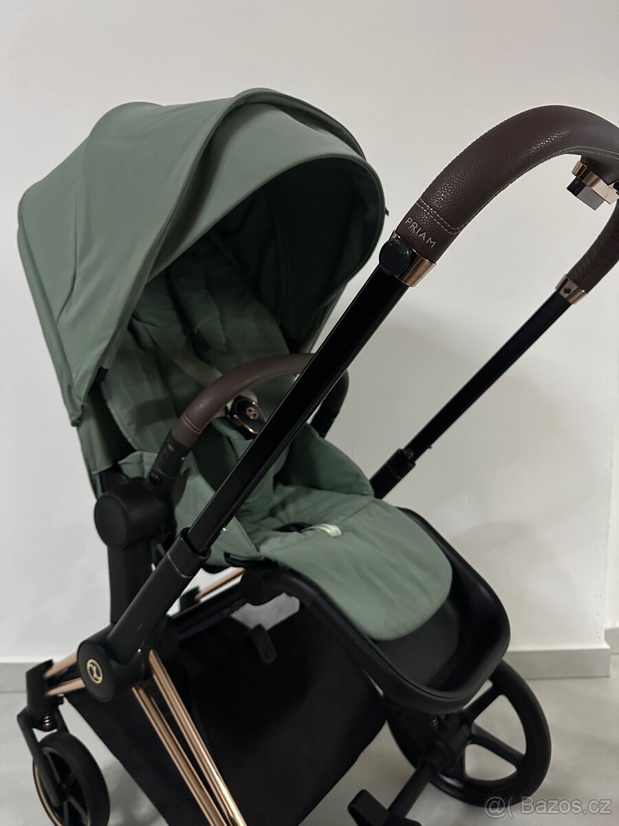 Kočárek Cybex Priam 4.0 Rosegold & Leaf Green - 19