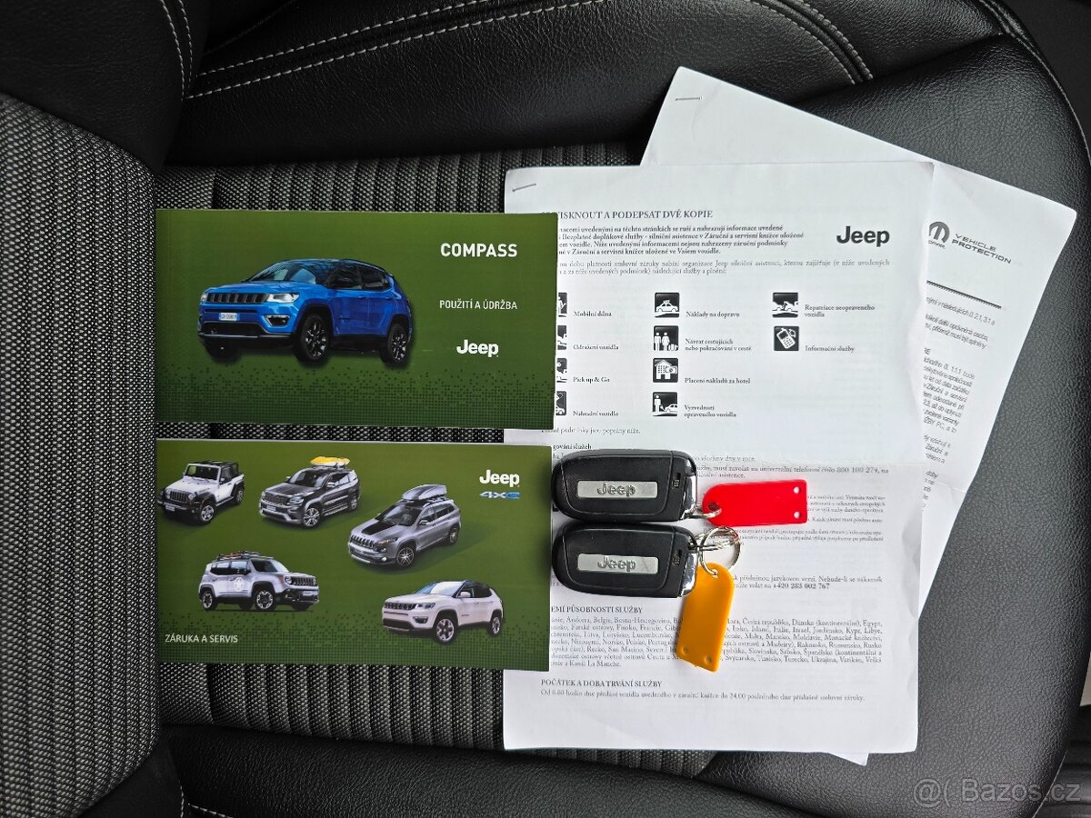 JEEP COMPASS 1,3 110kW LIMITED 2022 KAMERA NAVI KŮŽE ČR -DPH - 19