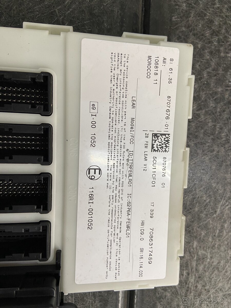 BMW JEDNOTKY EL DÍLY z F30 LCI elektronika - 19