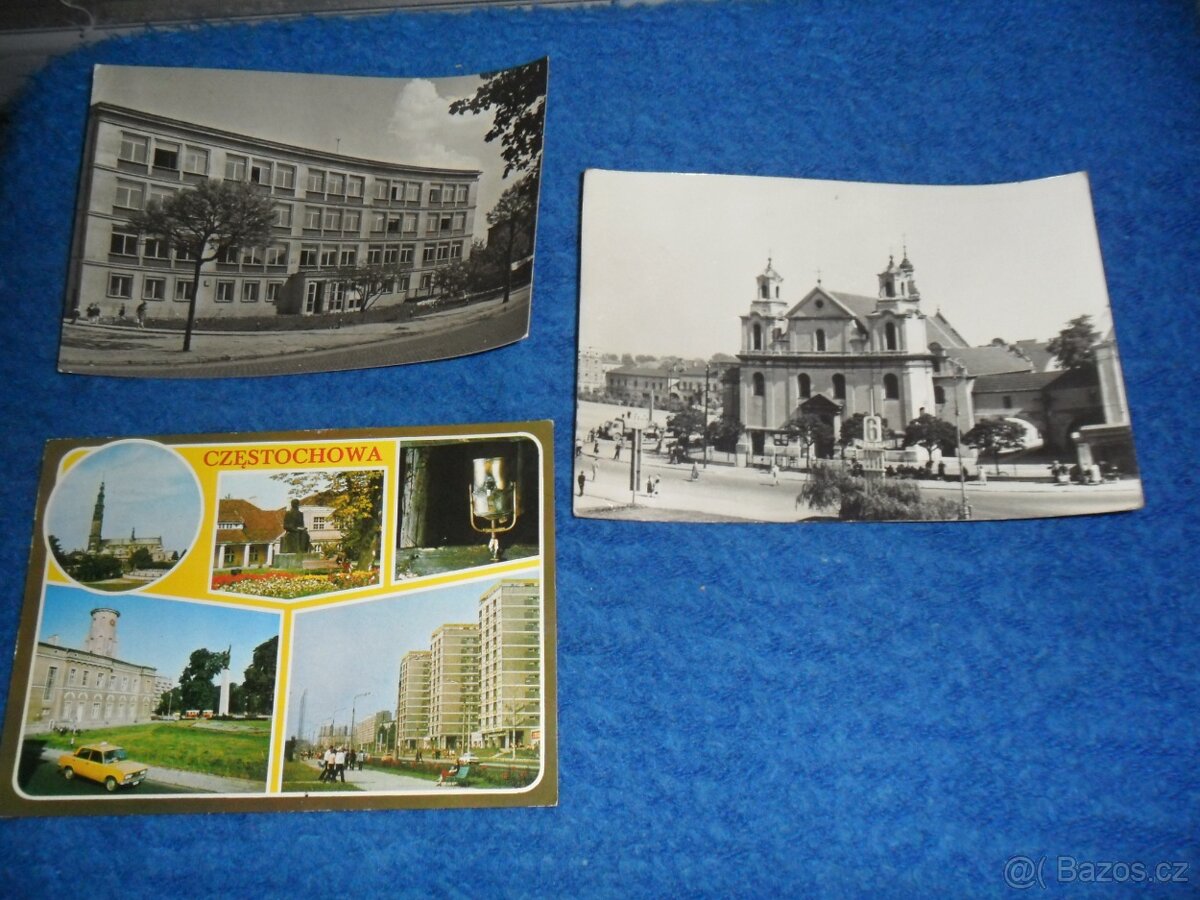 Polsko - pohlednice 73 ks a 1x set Bialystok - 19