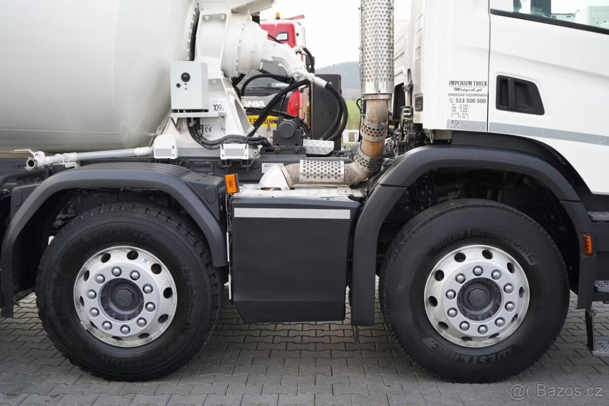 SCANIA P 410 XT 8x4 domíchávač PUTZMEISTER 9cbm - 19