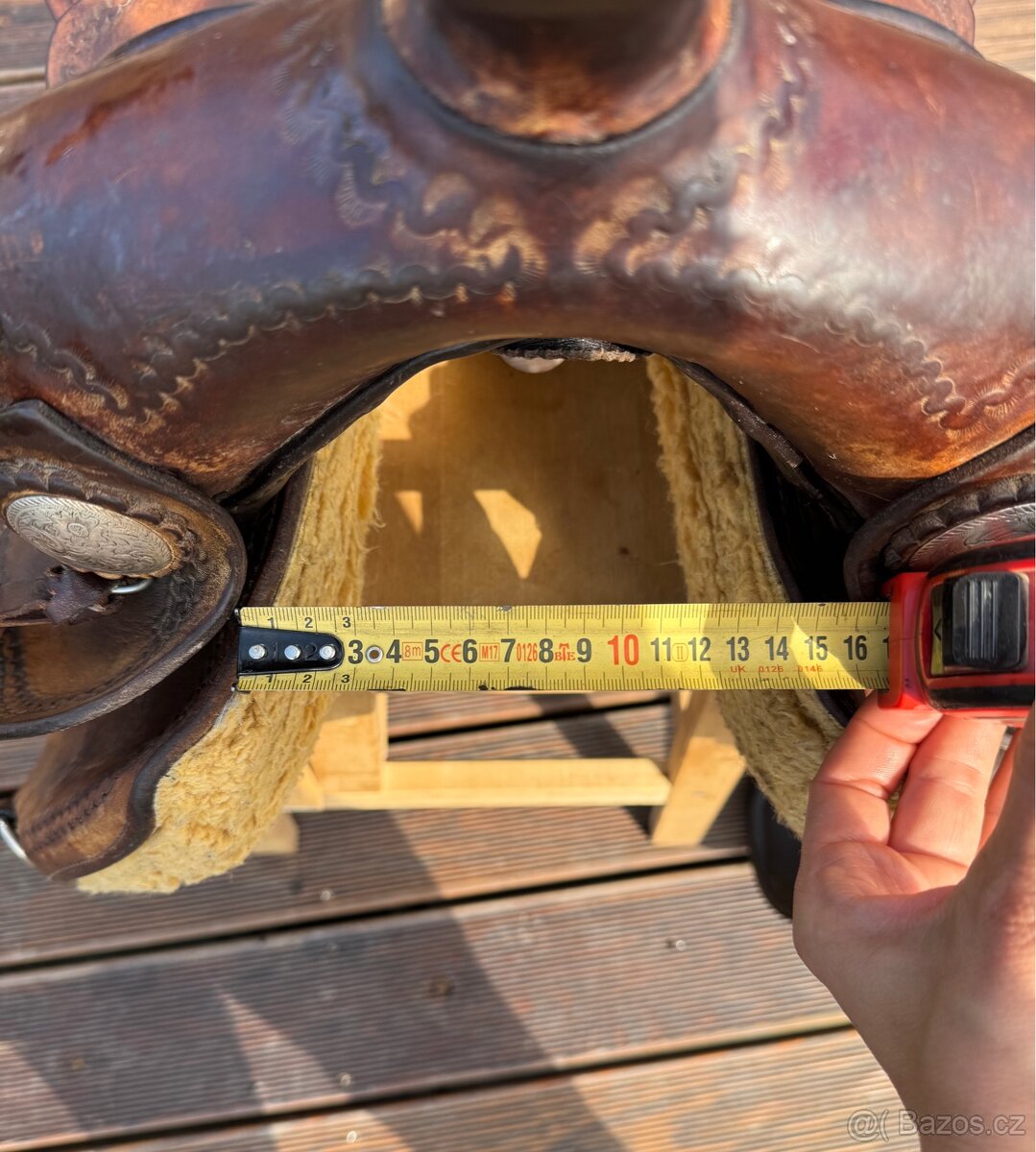 Westernové sedlo ultra-flex deuber & partner+podbřišník - 19