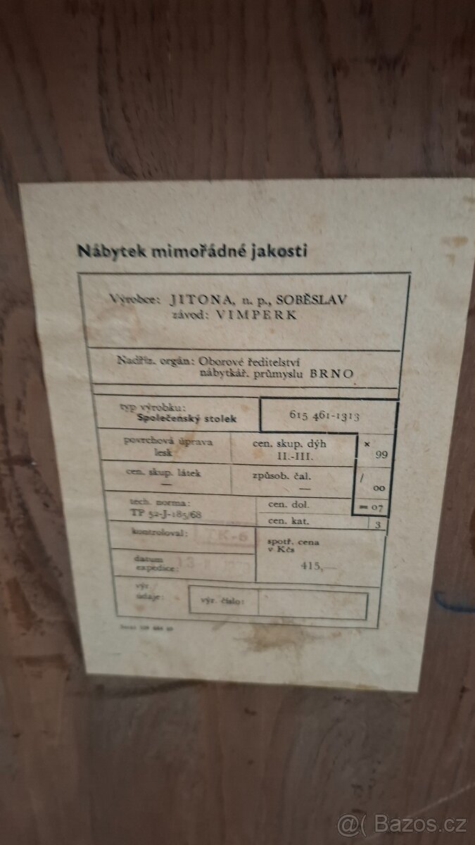 Retro nábytek 60.léta-JITONA komplet - 19