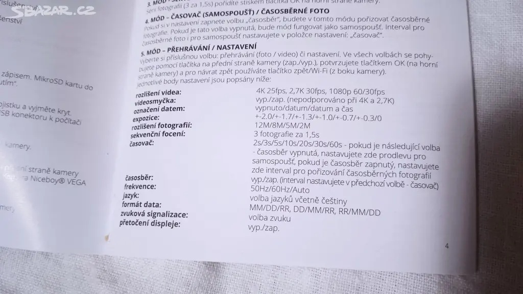 Akční kamera Niceboy Vega 4K - 19