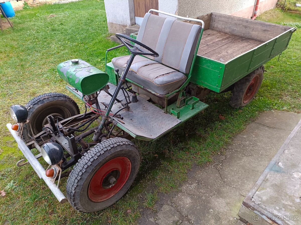 traktor traktůrek malotraktor korba předválečný Opel - 19