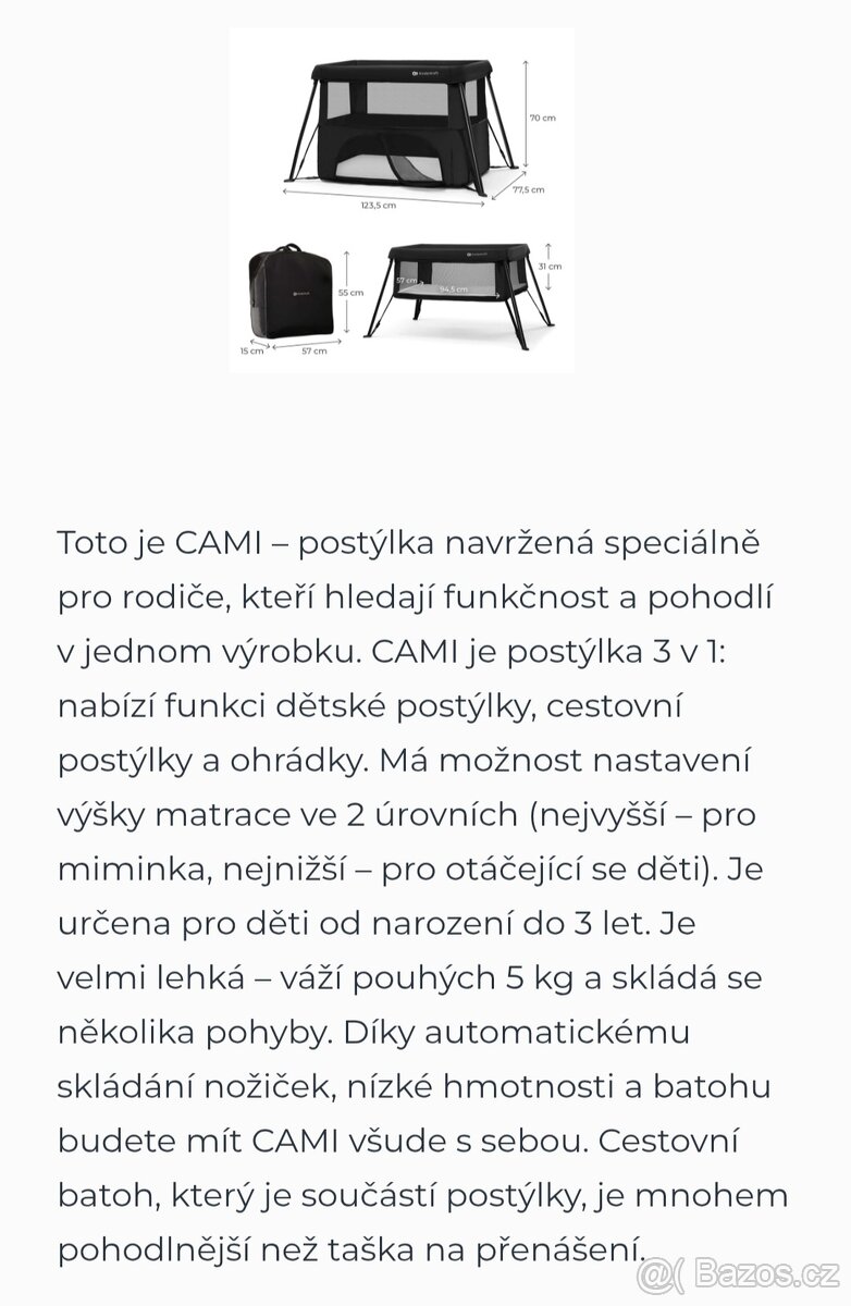 Cestovní postýlka - 19