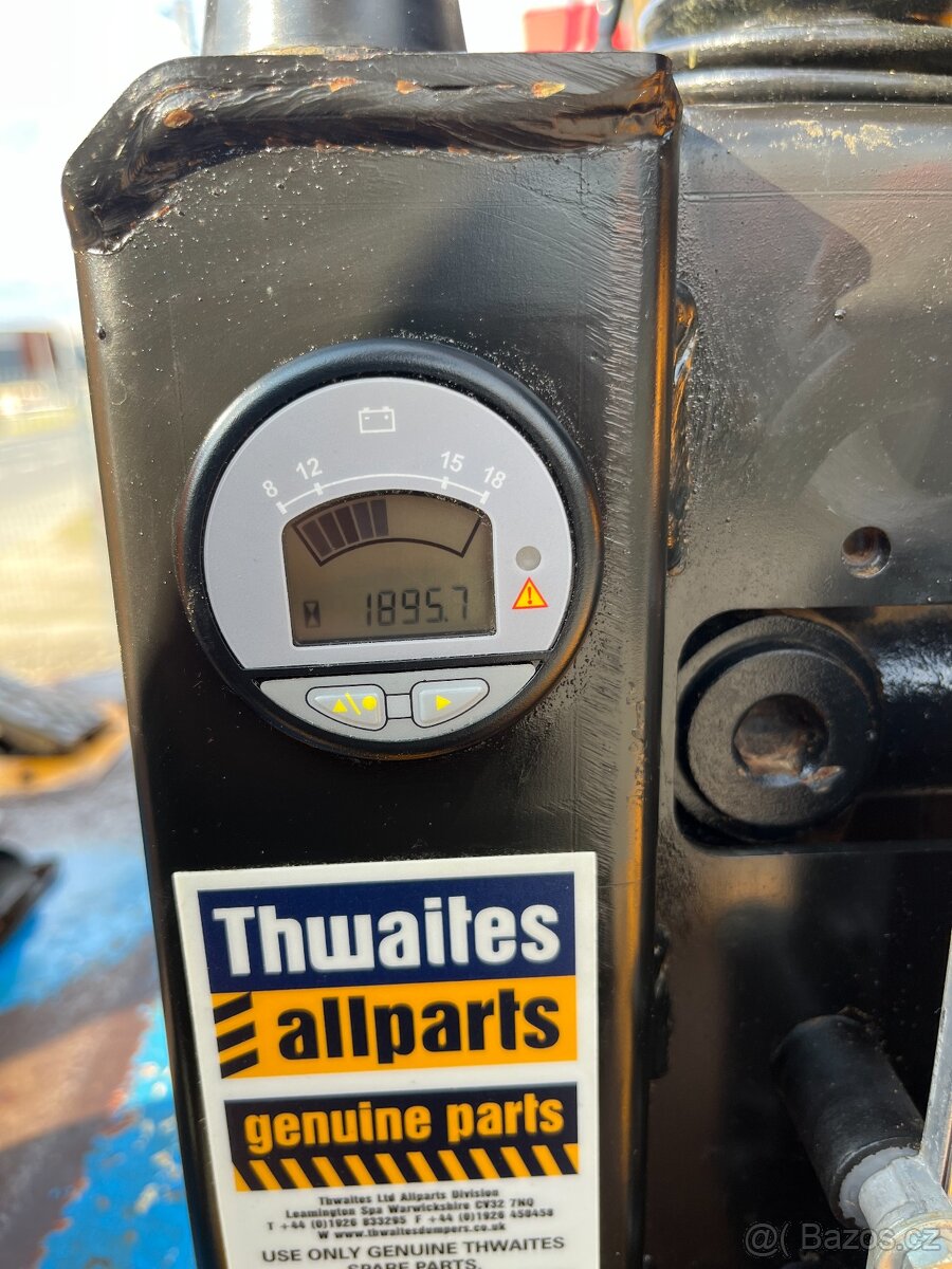 Dumper vyklápěcí Thwaites MACH 2098, 9 tun, JCB, Mecalac - 19