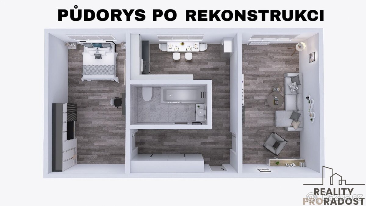 Prodej bytu 2+1, Osobní vlastnictví, 56m2 - 19