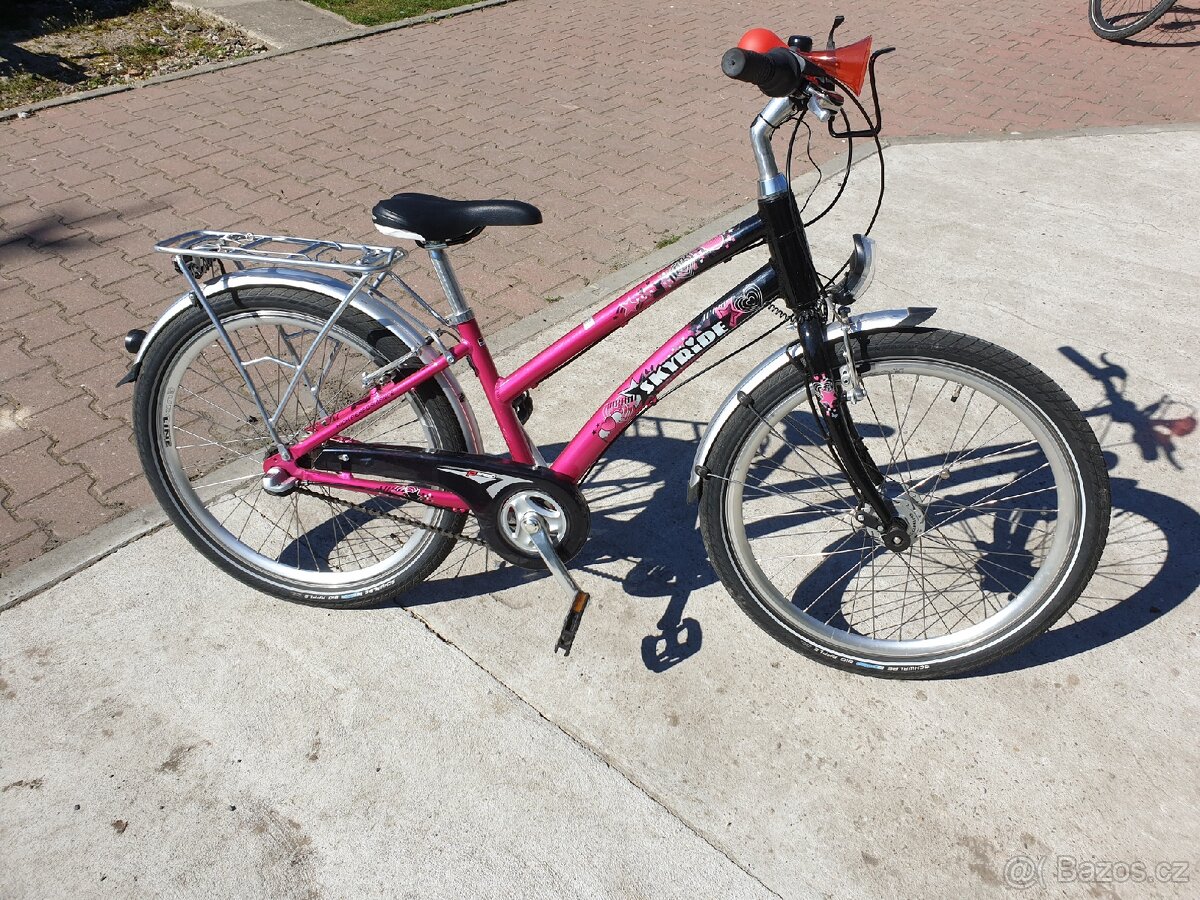 Prodám Dětské KOLO 24'' PUKY MODRÉ a RÚŽOVÉ JAK NOVÉ - 19