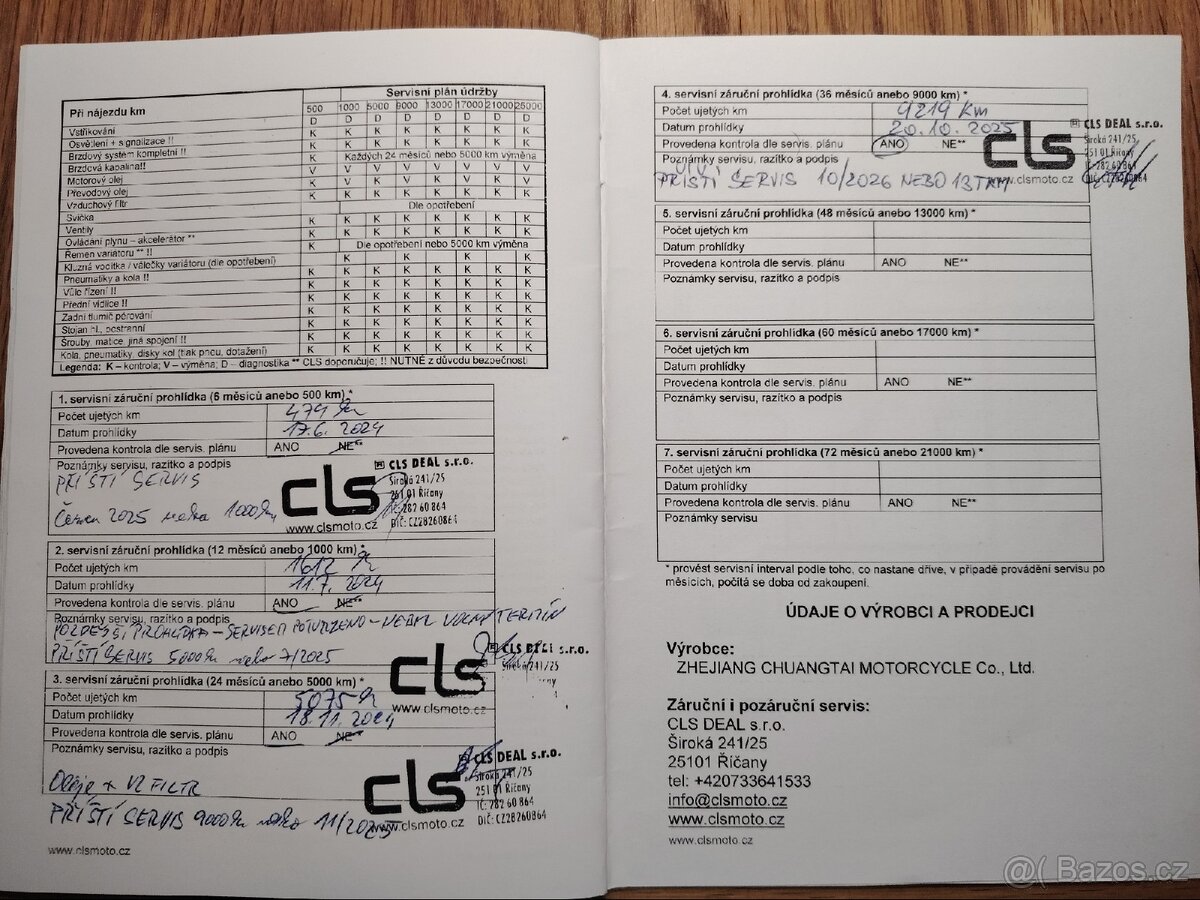 Skútr CLS Huracan 125 ODPOČET DPH - 19