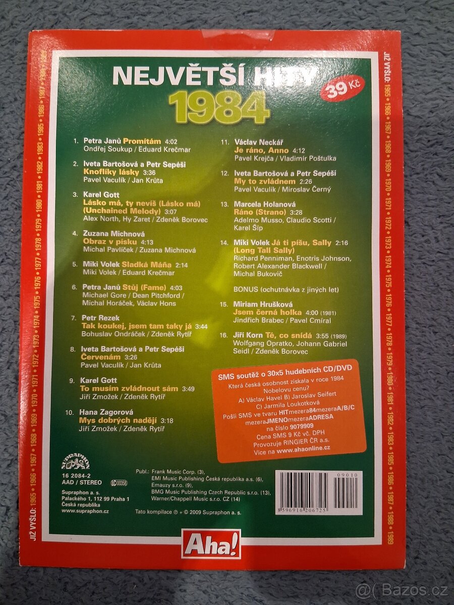 CD originál - Největší hity /cena sada/. - 19