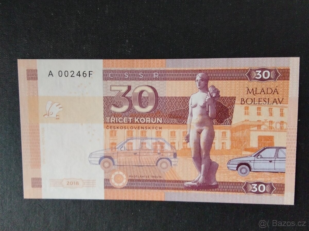 Vice kusů bankovek,UNC - 19