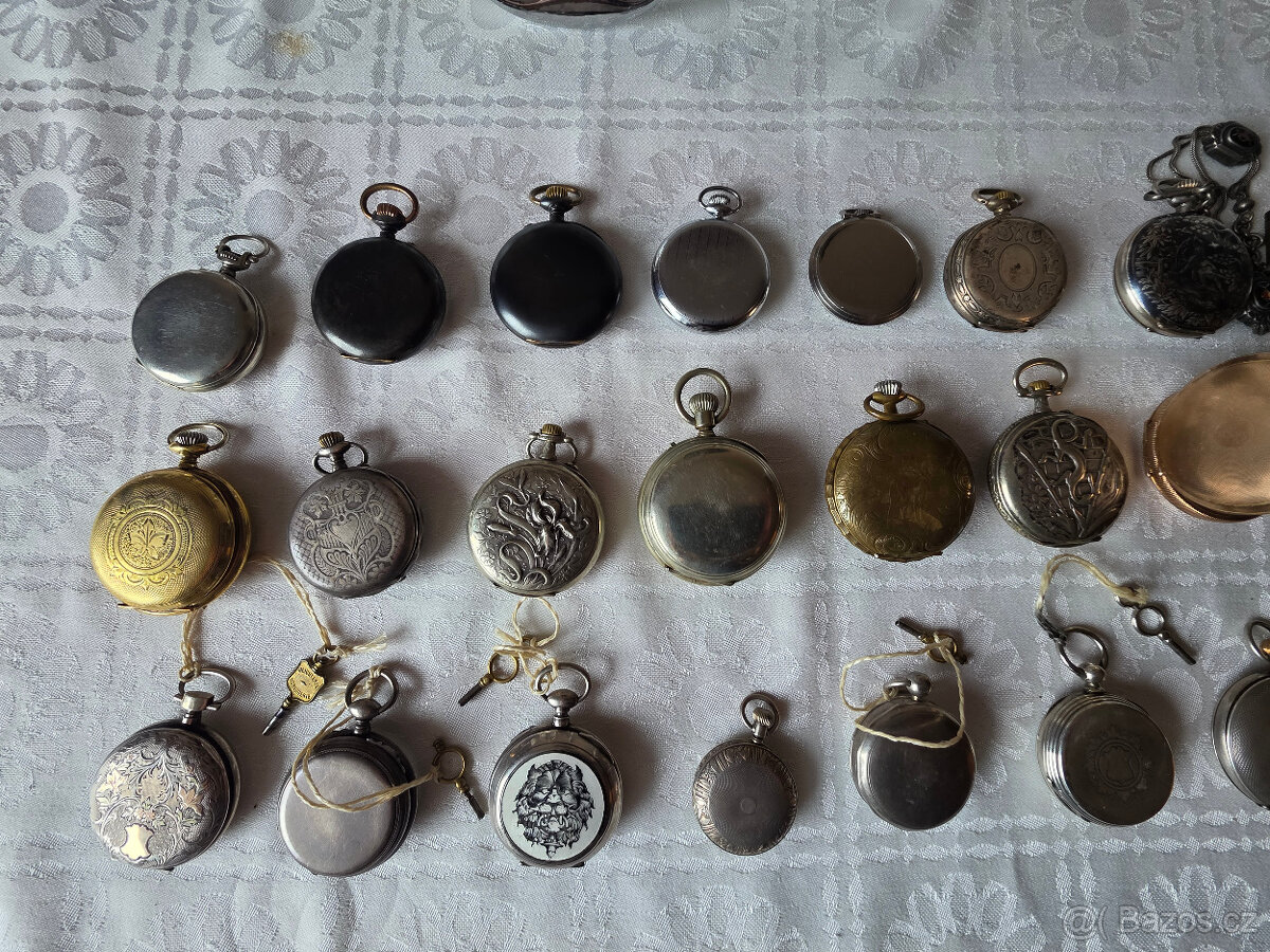 Staré kapesní hodinky. - 19
