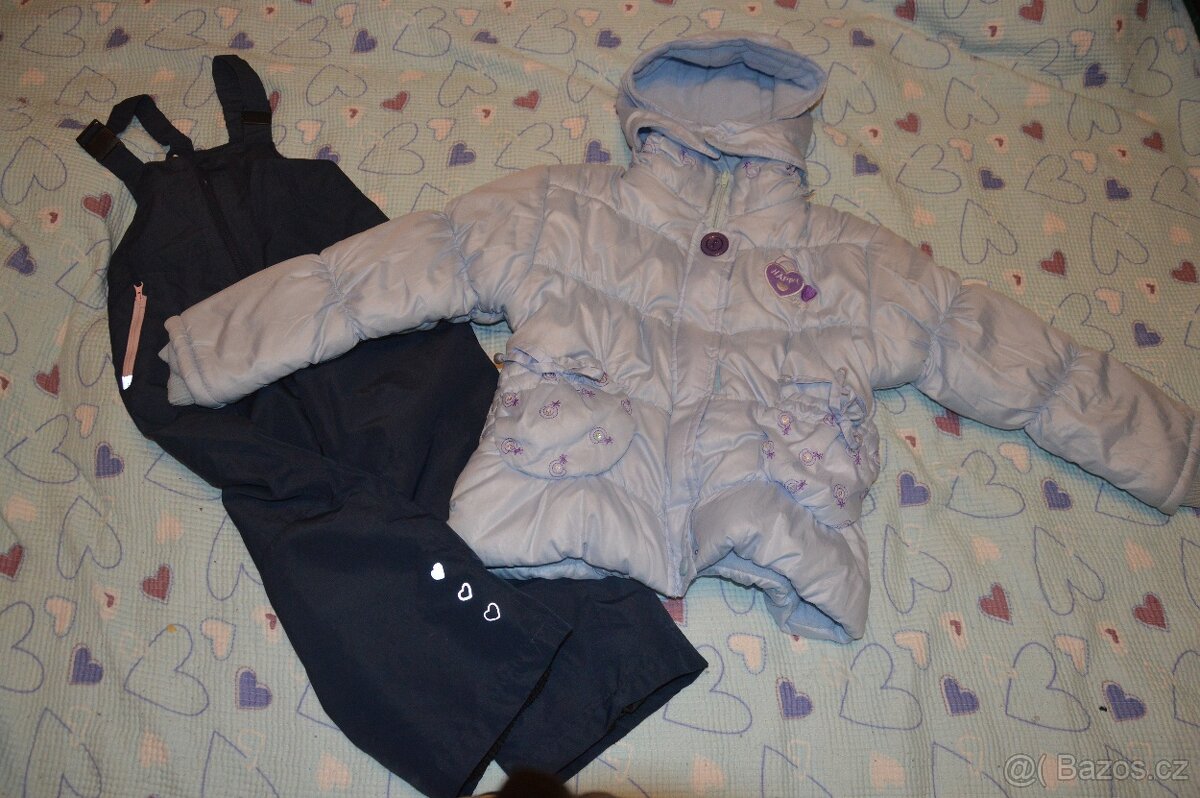 116 122 zimní bunda Kugo Lupilu oteplováky kombinéza - 19