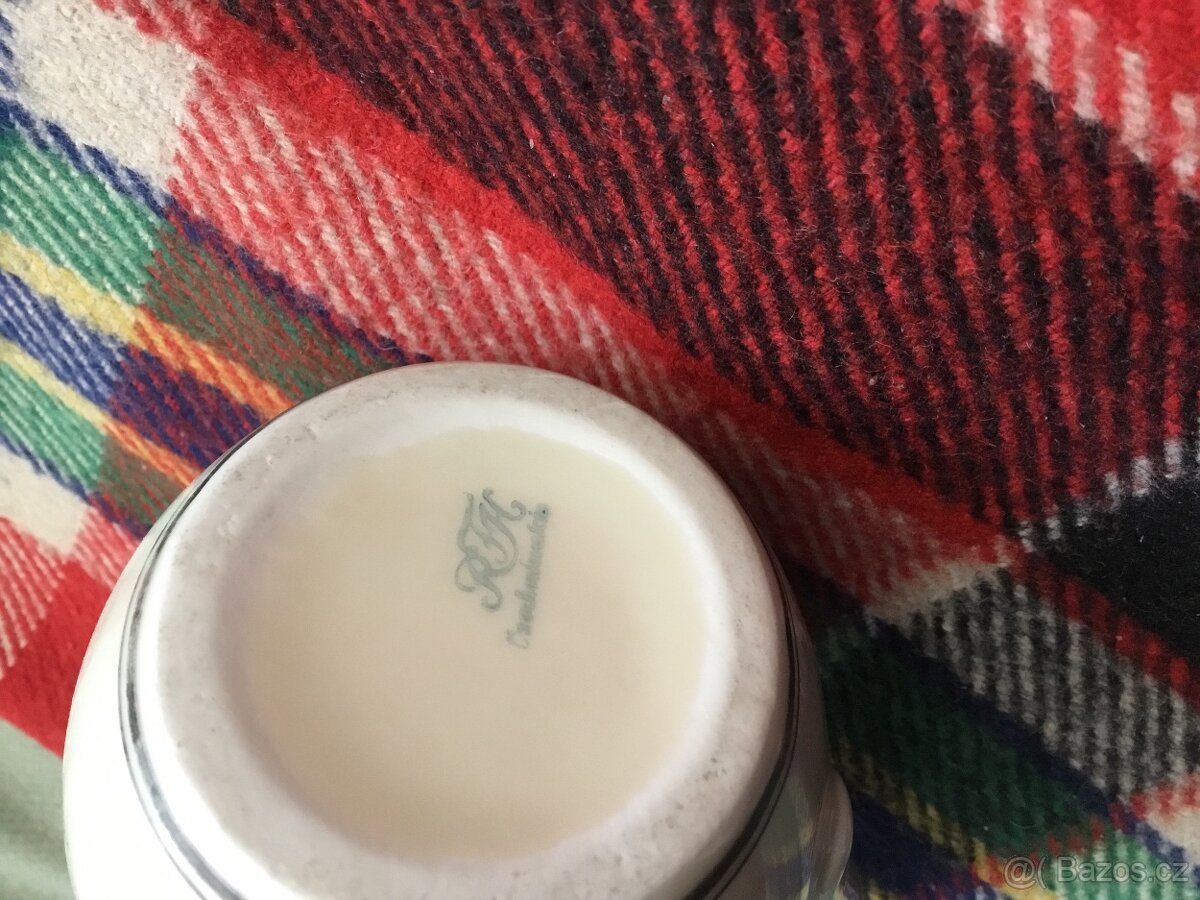 pullitr 1973, podtacek na odlivky, dzbanek RFH s textem - 19