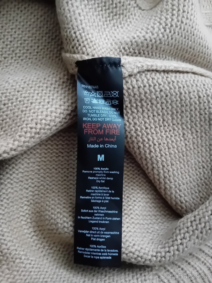 Dorothy Perkins dámské úpletové midi šaty vel. M nové - 19