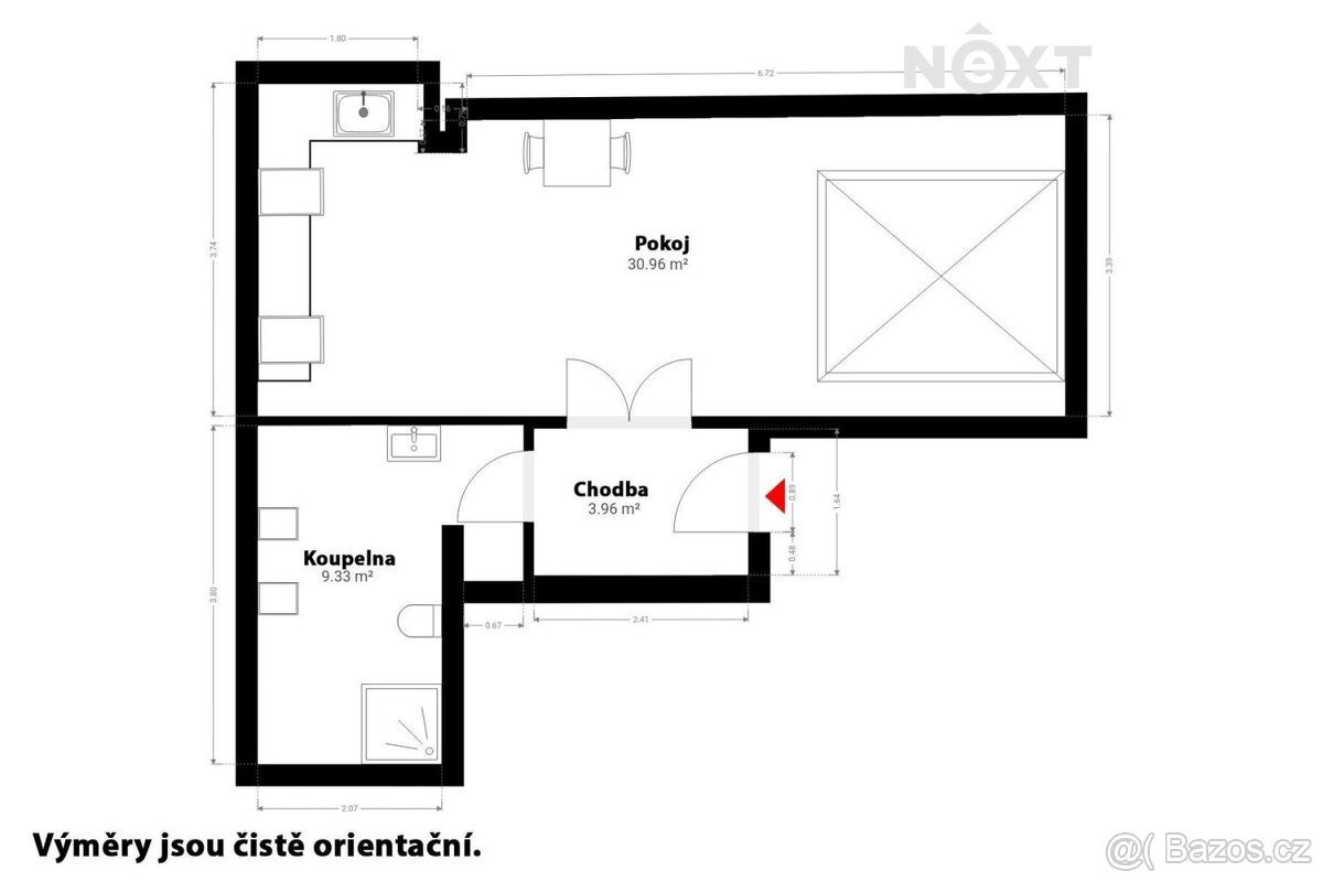 Prodej byt 1+kk, 46㎡ - 19