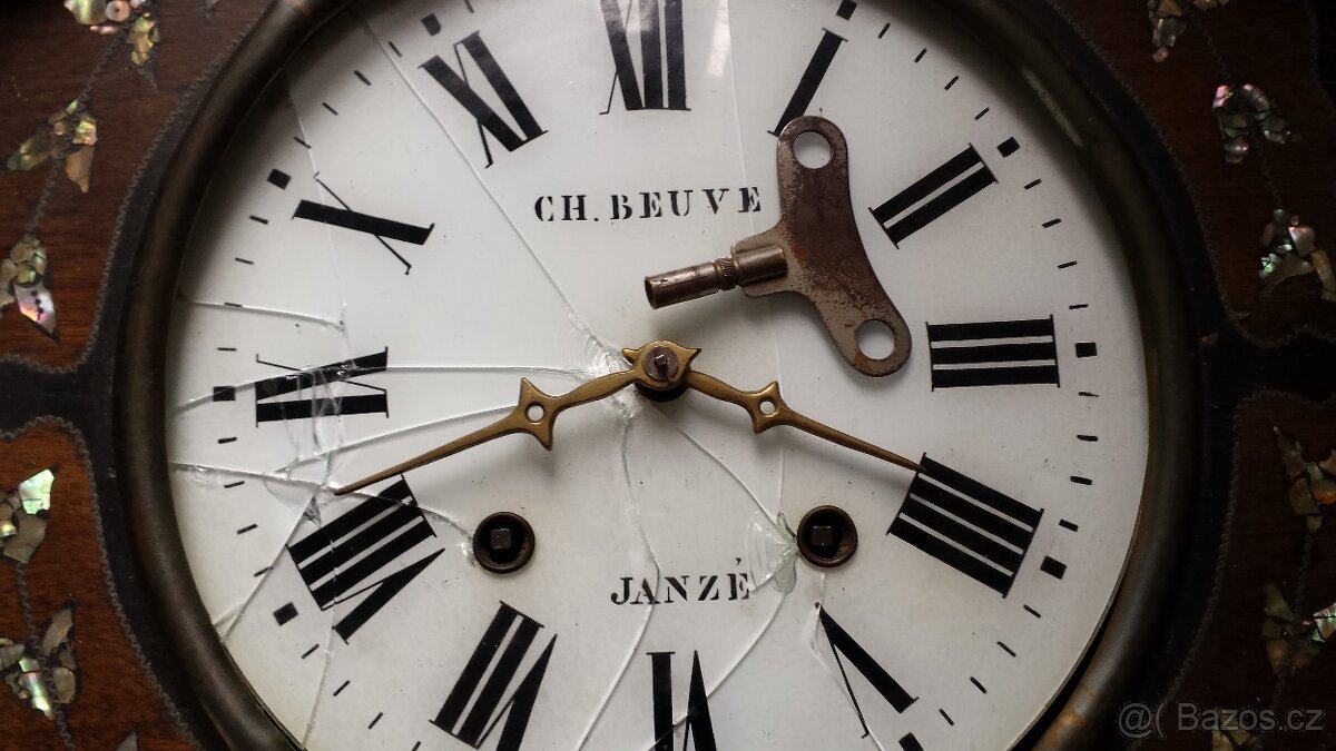 Starožitné nástěnné hodiny sbírka 6ks - 19