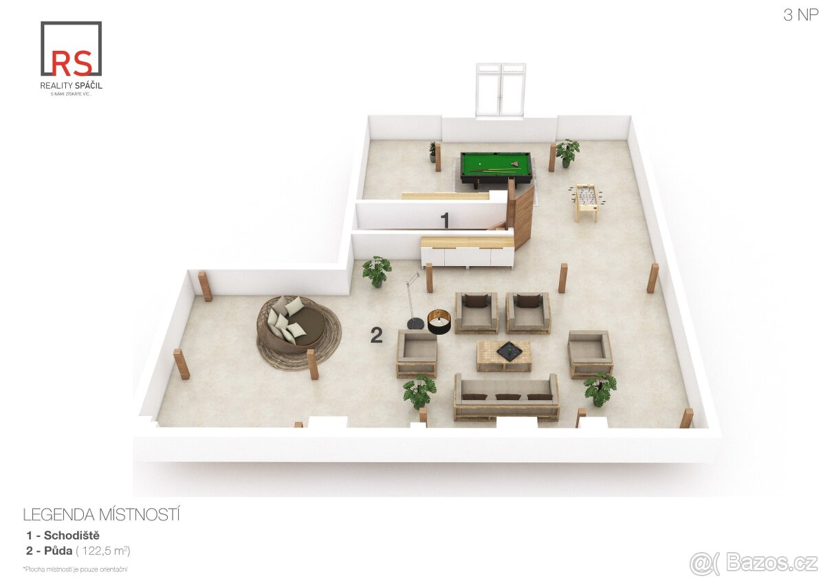 Prodej podsklepeného RD 4+1 (120m2) s uzavřeným dvorem, zahr - 19