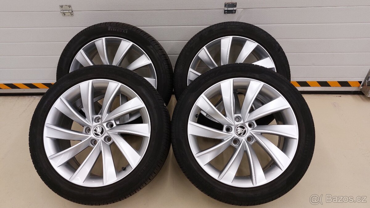 Alu kola 5x112 r18 Pegasus originál Škoda Superb III Faceli - 19