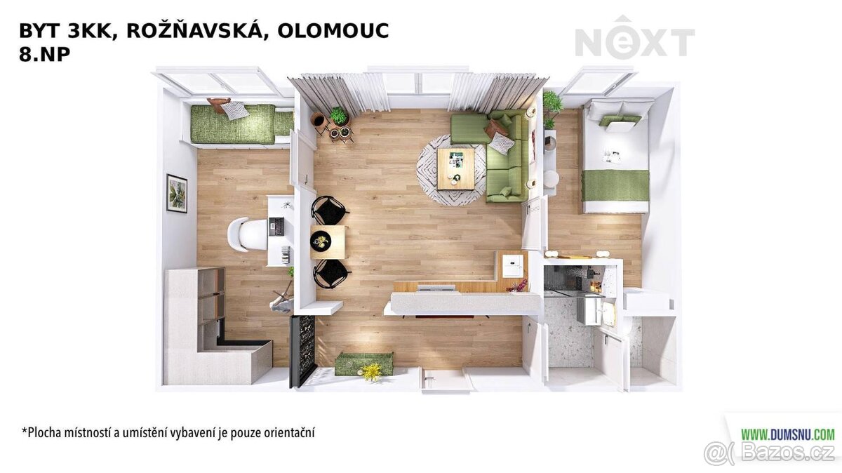 Prodej byt 3+kk, 43㎡ - 19