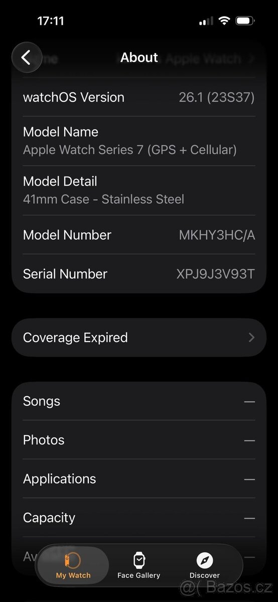 Apple watch series 7 cellular, 41 mm, gold/zlaté - 19