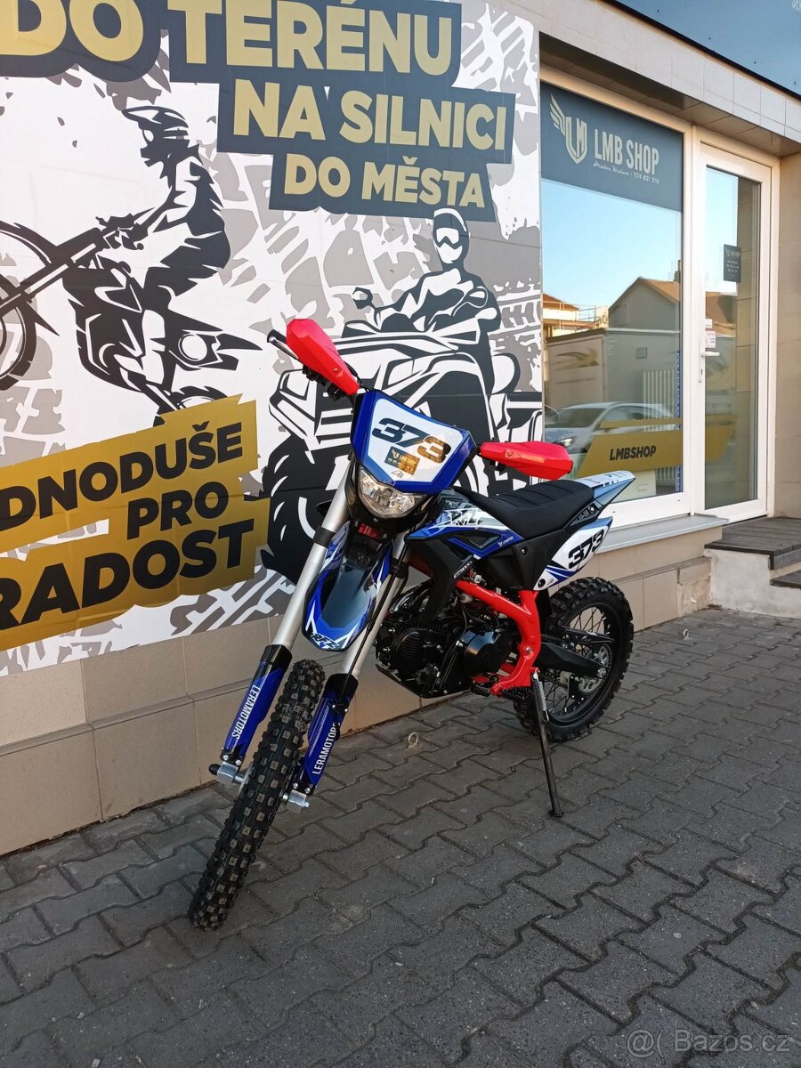 Pitbike Thunder 140cc 19x16 E-start červená - 19