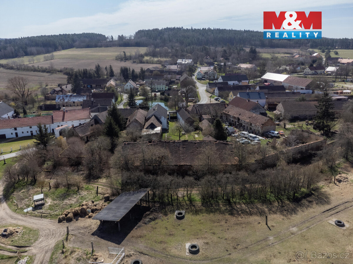 Prodej stodoly, 440 m², Milevo, Kladruby - 19