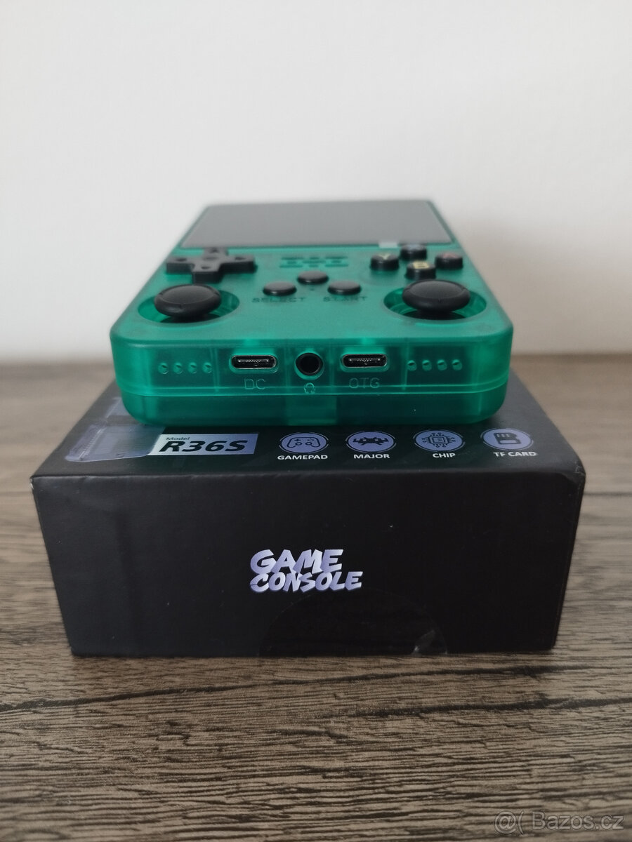 Handheld konzole R36S (verze ArkOS 2.0) +21000 her mix barev - 19