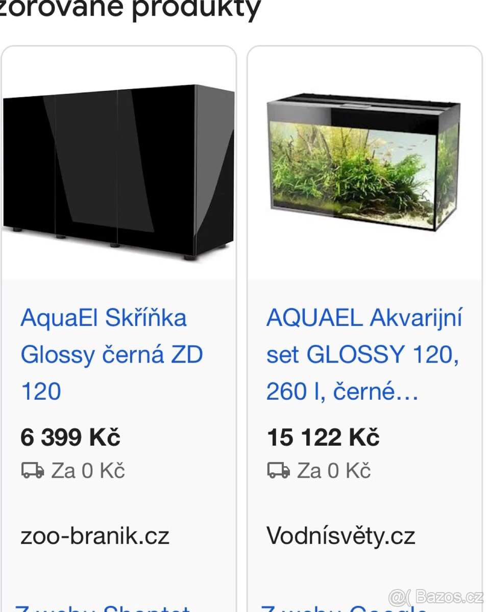 Luxusní vybavené akvárium + ryby - 19