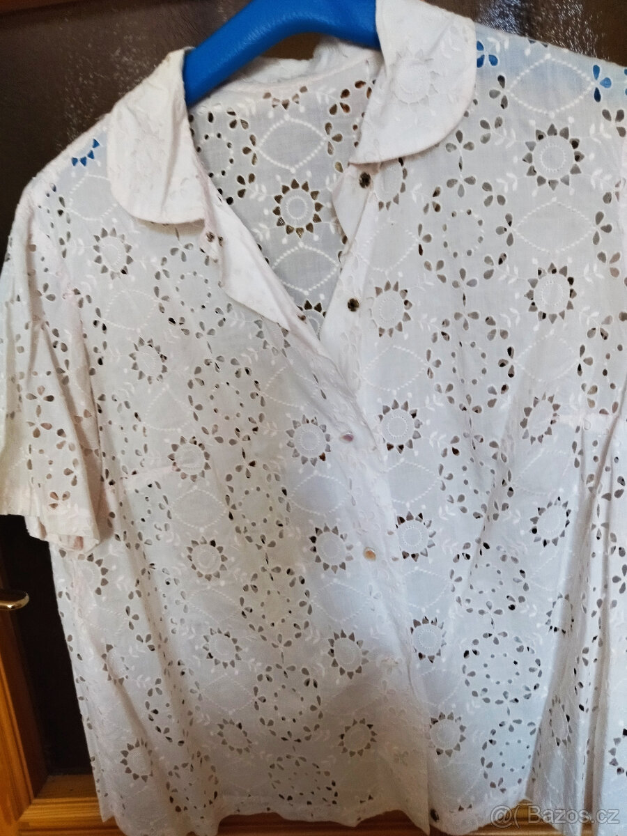 retro košilové halenky, saka, tuniky - 19