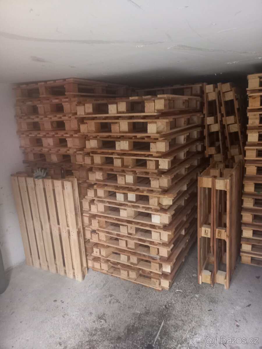 Celodřevěné palety 100/80 nové - 19