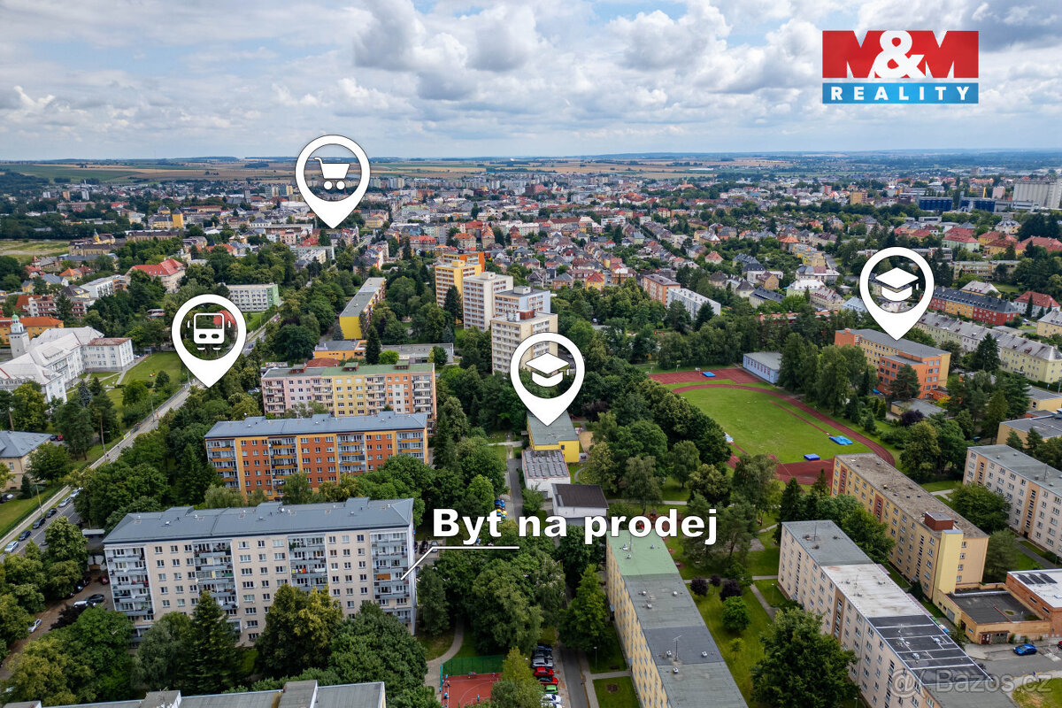 Prodej bytu 3+kk, 63 m², Opava, ul. Olomoucká - 19