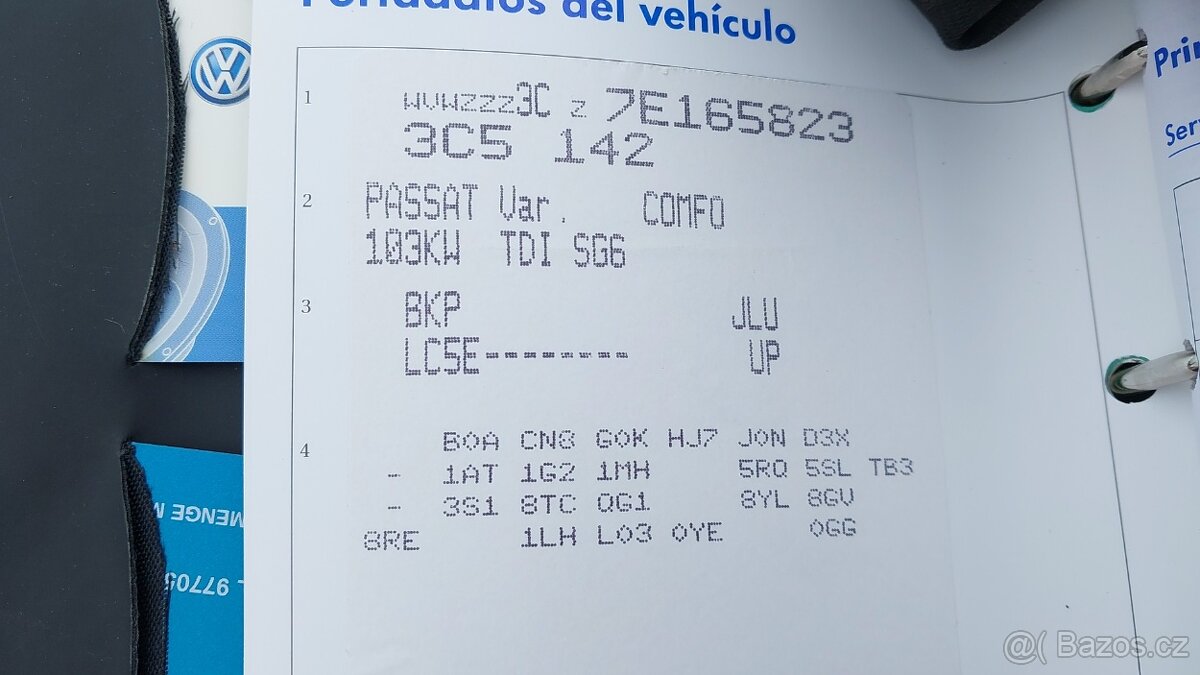 VW PASSAT B6 – DVEŘE KUFRU MODRÉ LC5E - 19