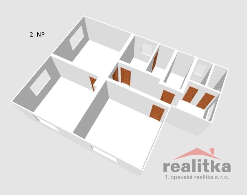 Prodej dvougeneračního domu se dvěma byty 3+kk, garáží a zah - 19