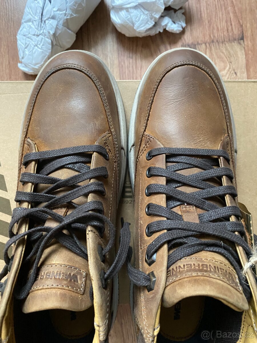 Nové pánské kožené podz./zimní boty Weinbrenner - č. 42 - 19