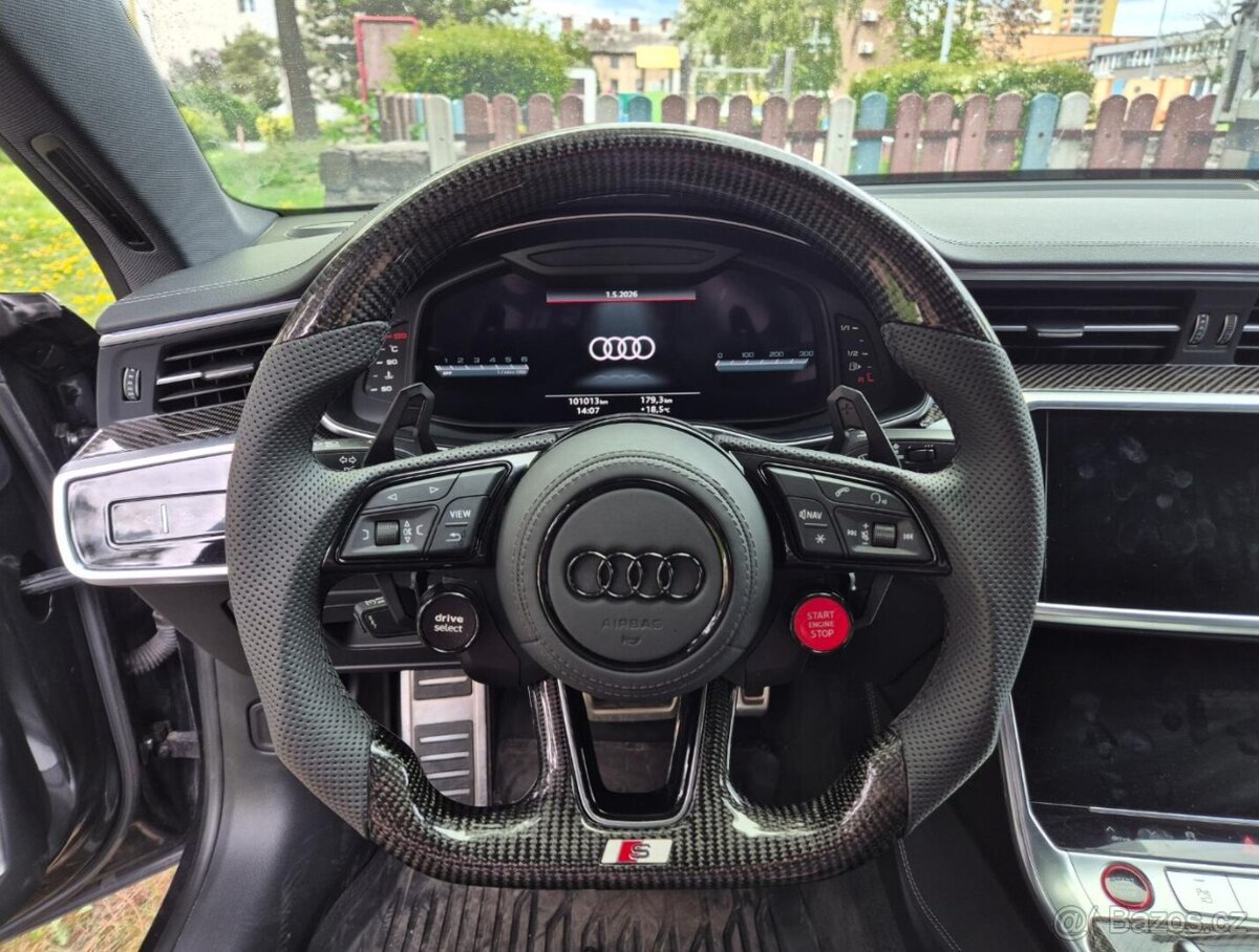 KARBONOVY VOLANT AUDI so ŠTART/STOP DRIVE SELECT - 19