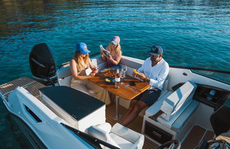 QUICKSILVER Activ 755 CRUISER EXCLUSIVE DELUXE LINE + MERCUR - 19