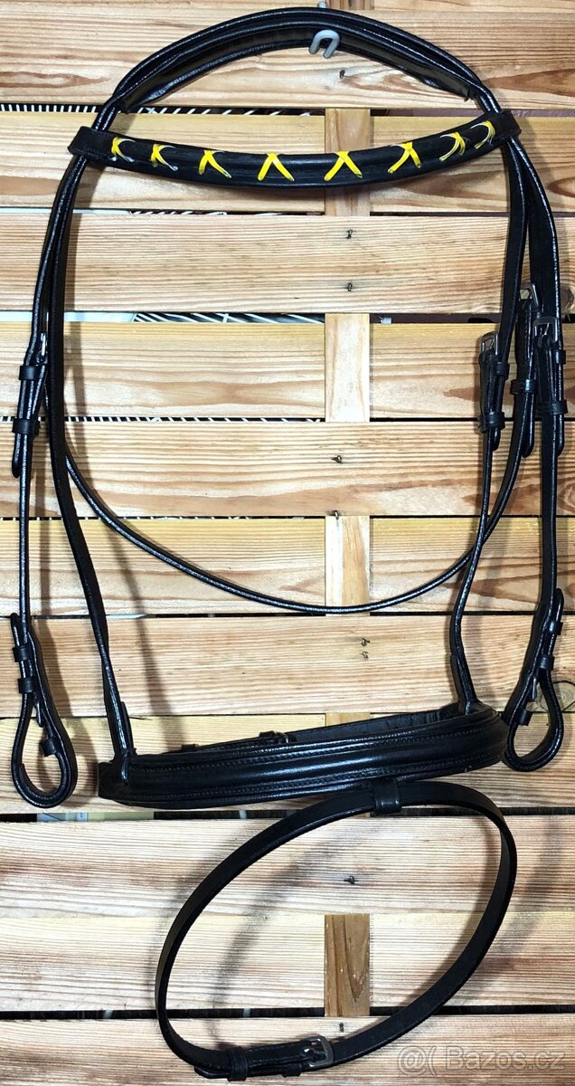 Čelenka na koně MIX černá KOMPLET SADA - 19