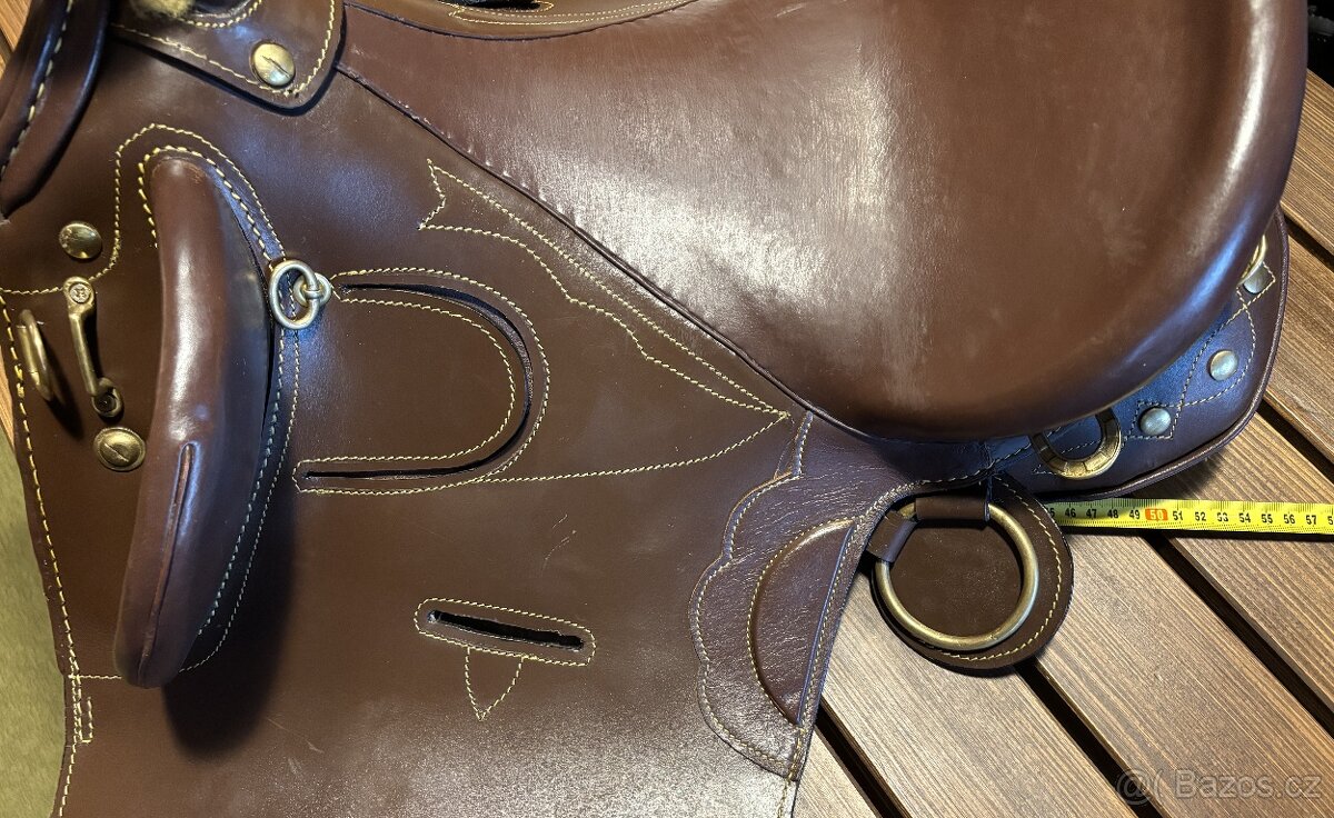 Australské sedlo s hruškou hnědé - 19