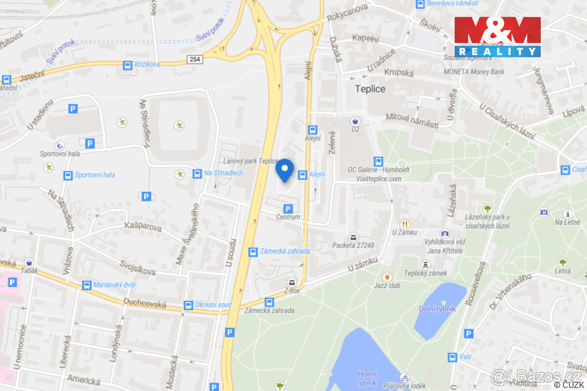 Prodej bytu 2+1, 46 m², Teplice, ul. Alejní - 19