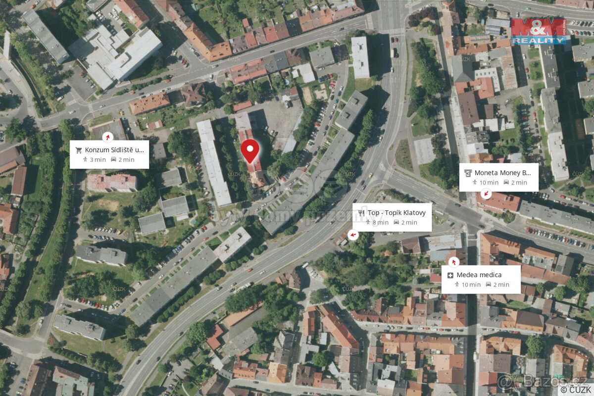 Prodej bytu 3+1, 80 m², Klatovy, ul. Masarykova - 19