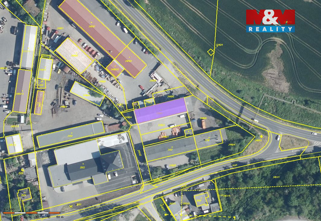 Pronájem výrobního objektu, 1200 m², Kadaň, ul. Polní - 19