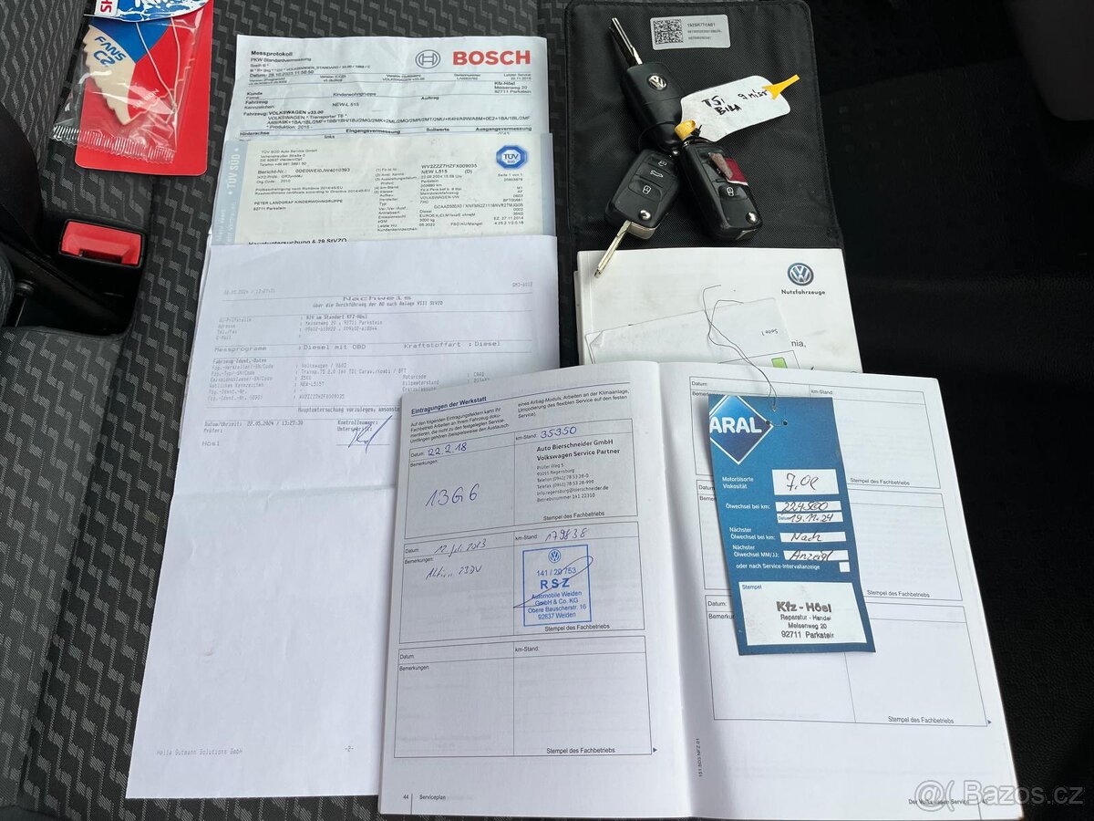 VW TRANSPORTER T5 2.0 TDi SERVISNÍ KNIHA 9.MÍST - 19