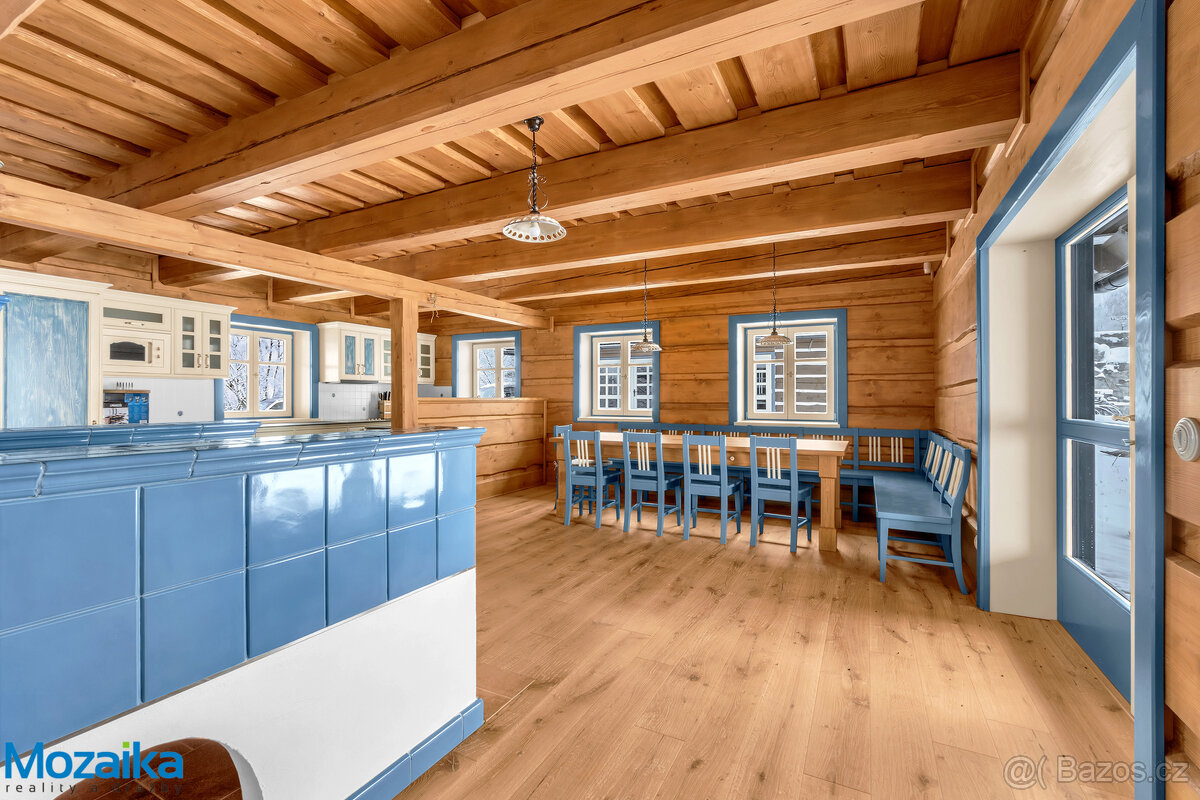 Výjimečná roubená novostavba s vybavením na okraji obce Dědo - 19