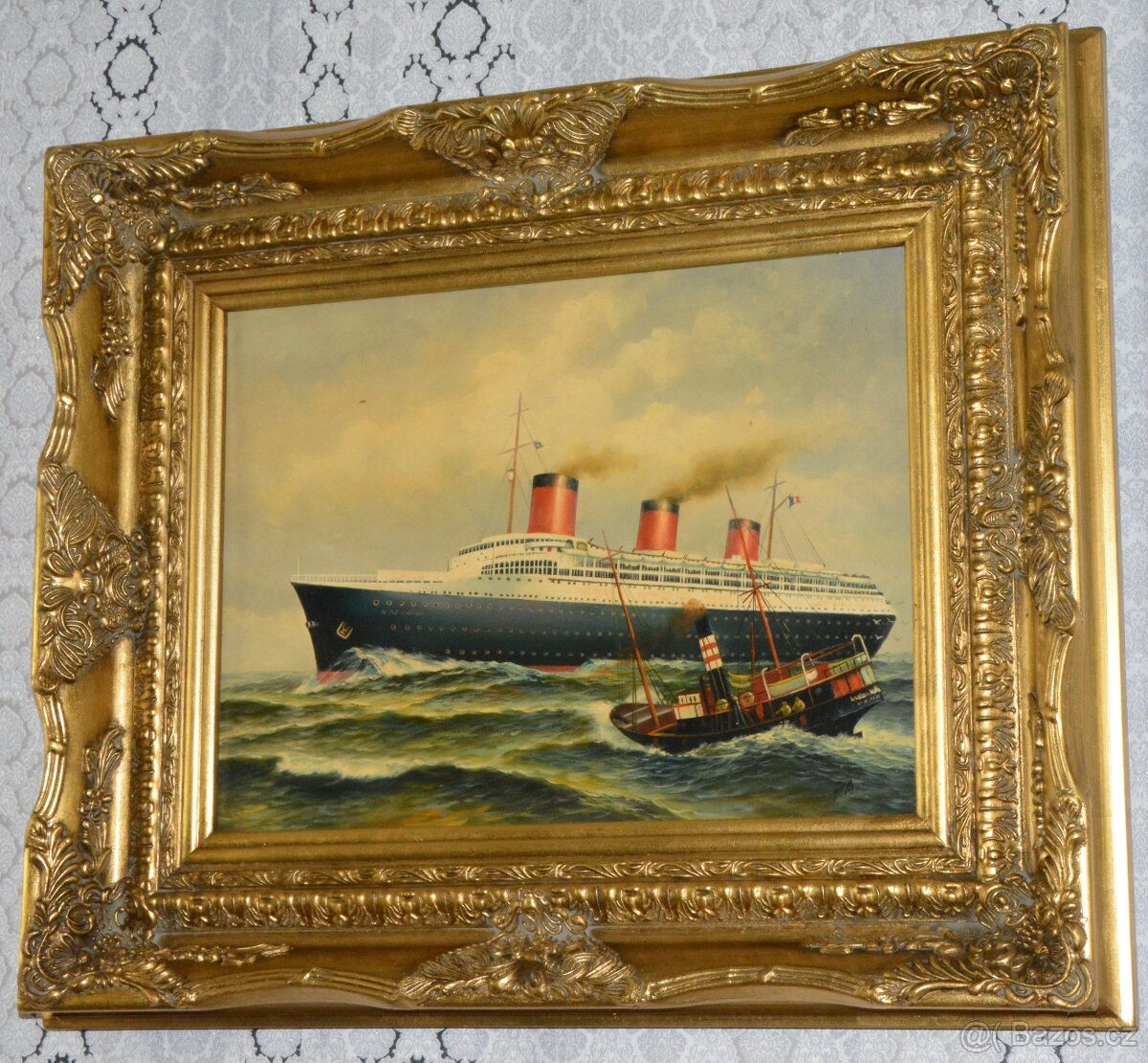 Obrazy - olej na desce - 19