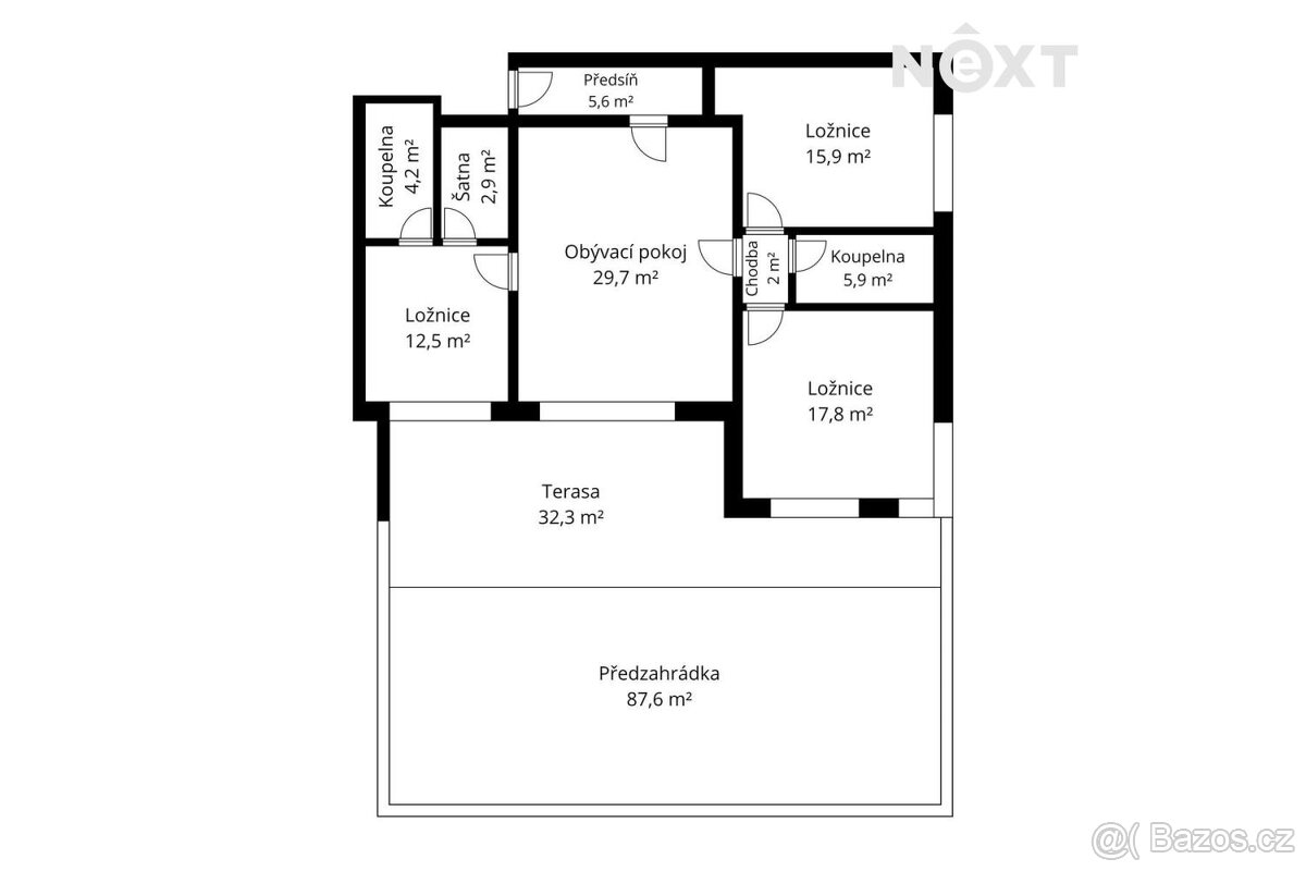 Prodej byt 4+kk, 222㎡ - 19