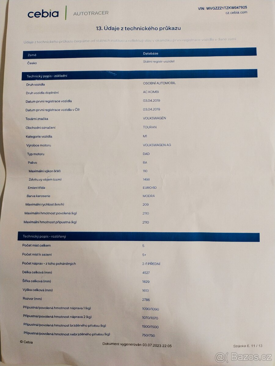 Volkswagen Touran 1.5 TSI Highline DSG - 19